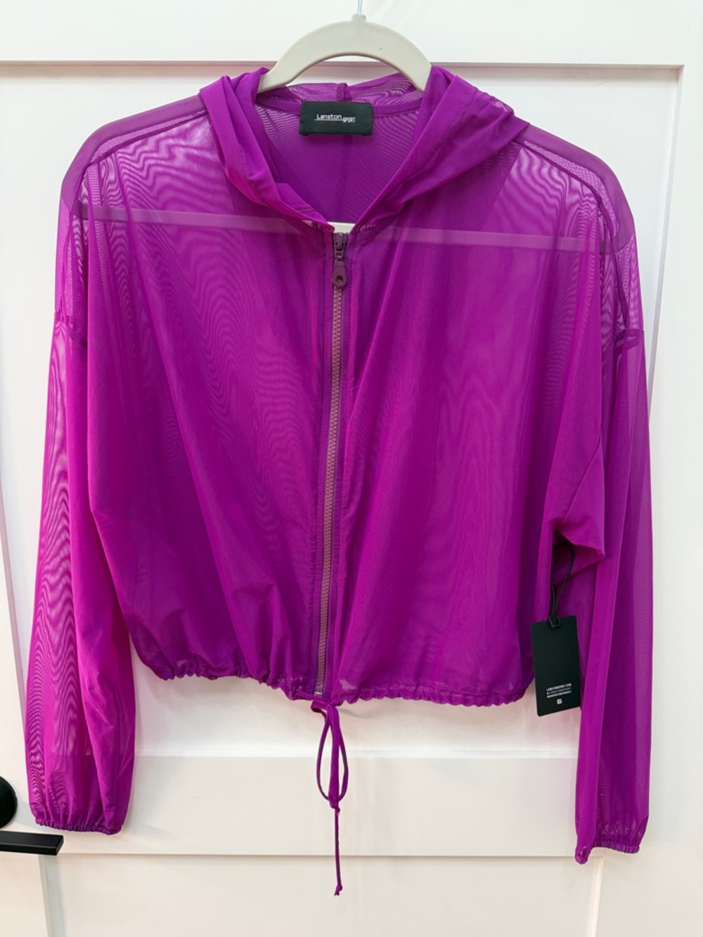 Landon Sport  Lightweight Mesh Zip Hoodie Jacket